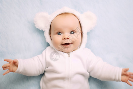 可爱婴儿快乐迷人图片