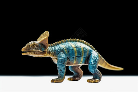 小玩具恐龙的玩具模型背景