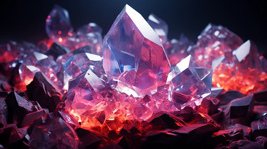 矿物的水晶宝石图片