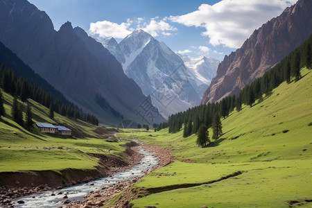 开阔的旅行胜地图片