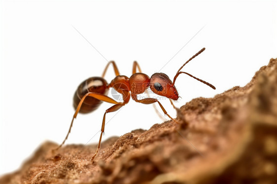 土地上的红蚂蚁图片