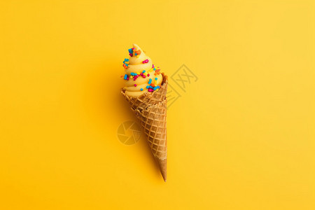 一个甜冰冰的雪糕背景图片