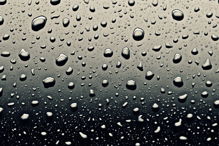 创意雨滴滑落玻璃背景图片