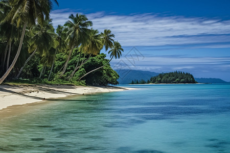 热带地区的海洋景观图片