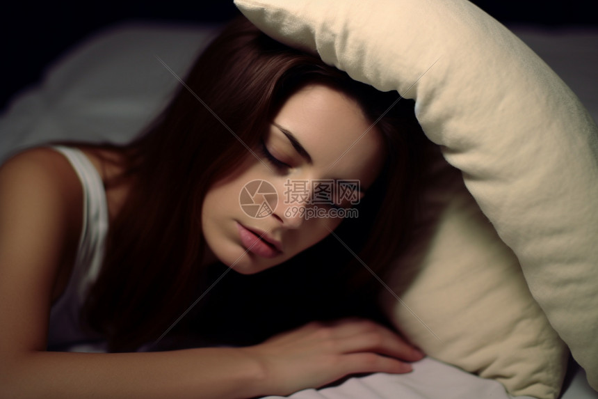 床上宿醉的女人图片