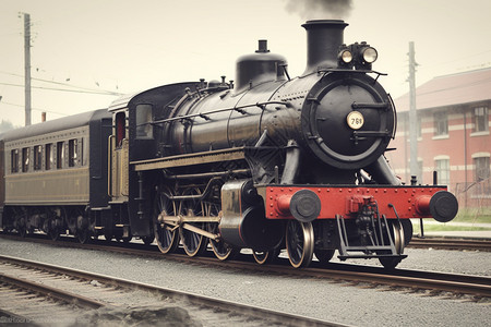 传统的蒸汽火车图片