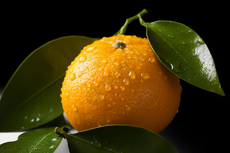 水润的柑橘背景图片