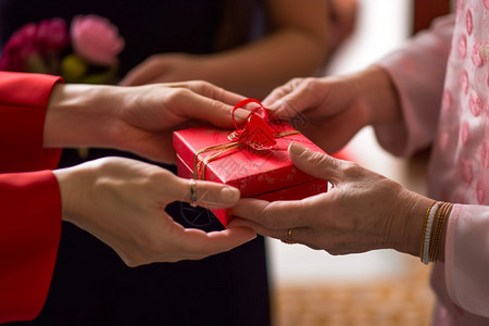 婚姻的礼物传统礼物高清图片