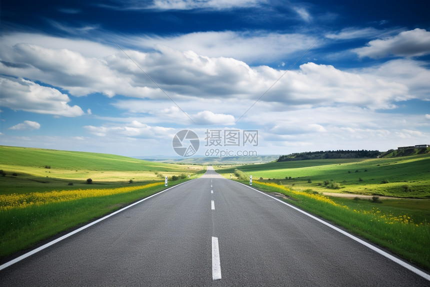 高速的公路图片