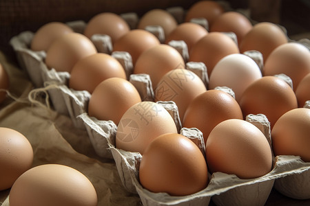 鸡蛋包装鸡蛋盒背景