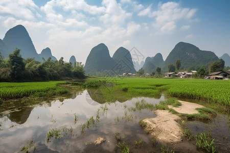 农村文化旅游背景