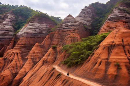 丹霞山背景图片