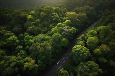 修整过的公路图片