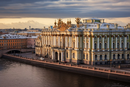 圣彼得堡城市的美丽景观图片