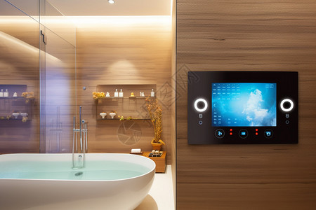 全屋智能控制的浴室图片