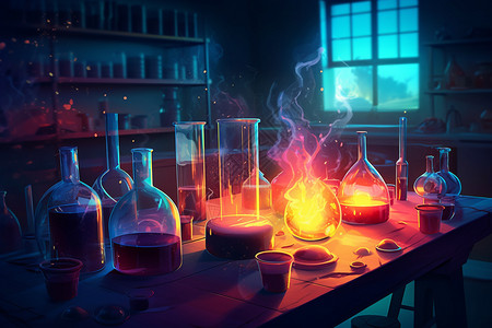 迷人的化学实验图片