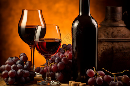 美味的葡萄酒高清图片