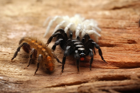 无脊椎动物蜘蛛毒刺高清图片