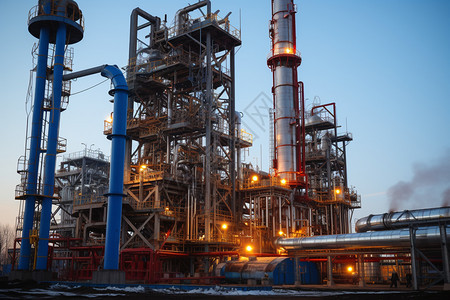 石油工厂建筑图片