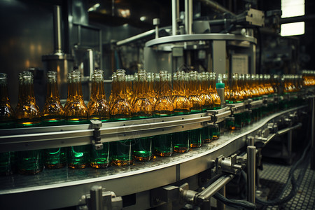 啤酒厂自动化生产图片
