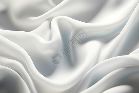 白色光滑的丝绸布料图片