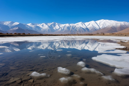 冰天雪地的风景图片