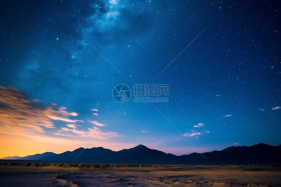 户外的星空图片