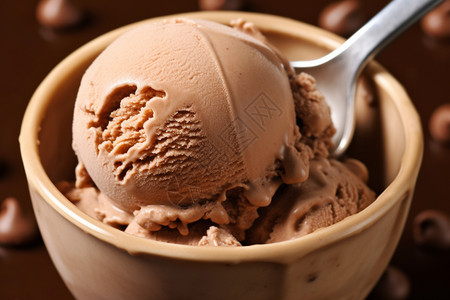 冷冻的冰淇淋图片