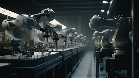 工厂的智能机器人图片