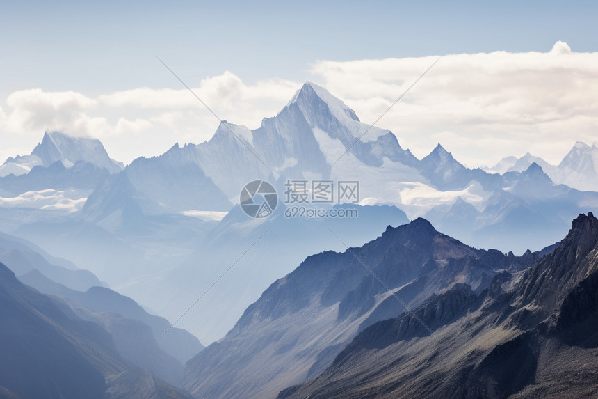 美丽的阿尔卑斯山脉图片