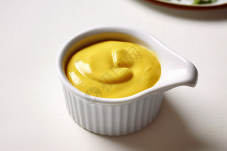 黄色的芥末酱图片
