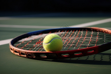网球运动球拍图片