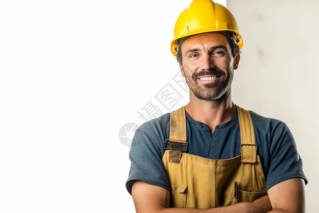 外国男工匠外国建筑工人高清图片