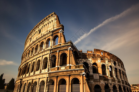 罗马废墟欧洲历史建筑背景
