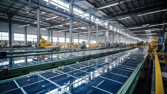 工业太阳能光伏板制造工厂图片