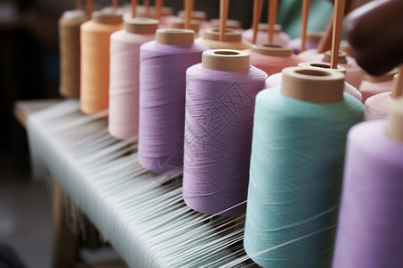 纺织工业编织线图片
