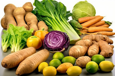 轻食减肥的绿蔬果、图片
