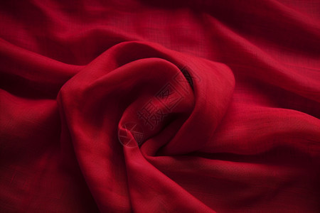 深红色织物折痕图片