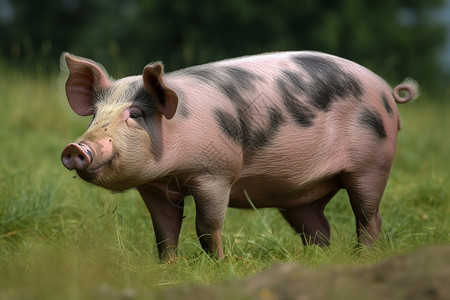 农场养殖的猪图片