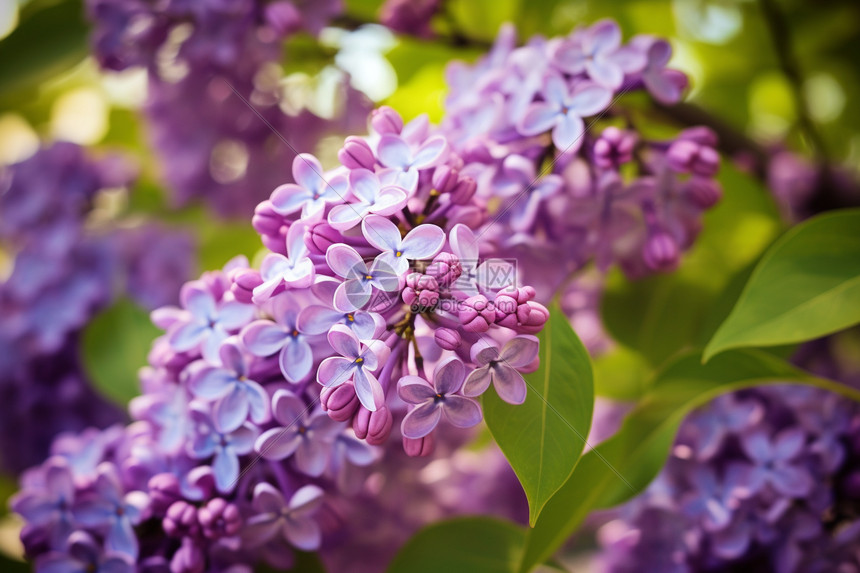 紫丁香花园图片