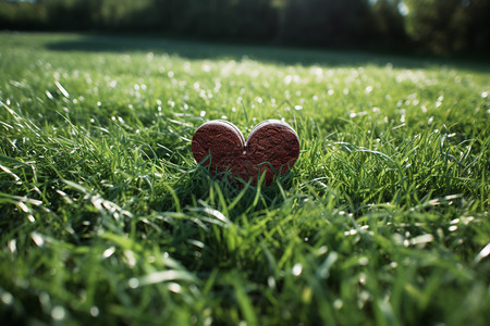 草地上的浪漫图片