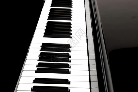 钢琴的琴键背景图片