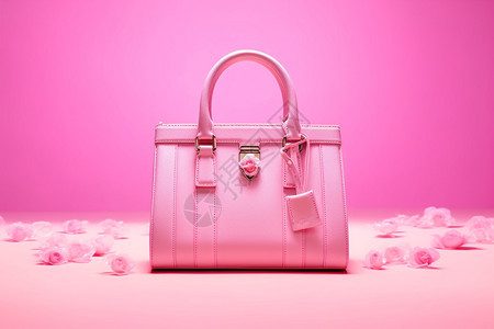 芭比幻粉色手提包图片