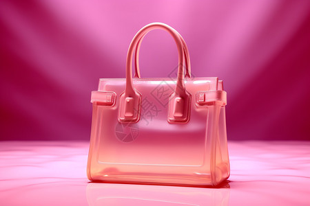 幻粉色手提包背景图片