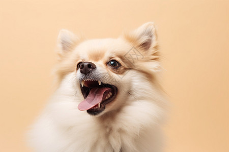 小狗伸出舌头图片