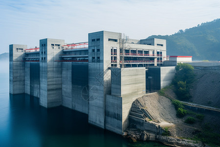 水电施工工业建筑水利水电工程背景