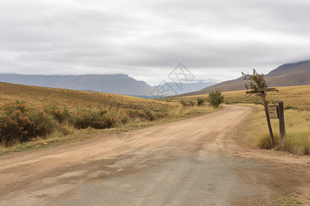 冰岛荒无人烟的公路图片