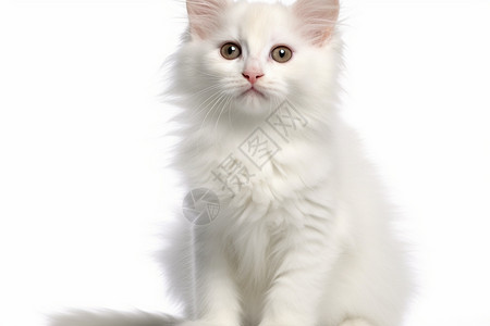 可爱的土耳其安哥拉猫图片