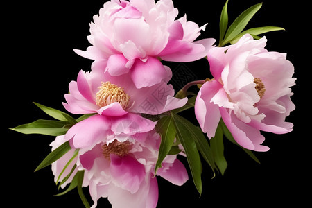 盛开的美丽的牡丹花背景图片