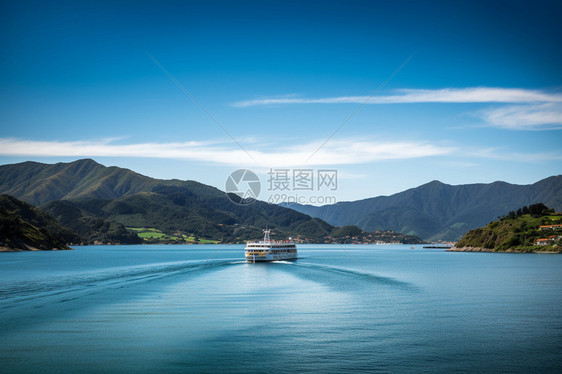 岛屿峡湾图片